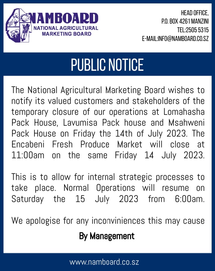 Public Notice!!📢