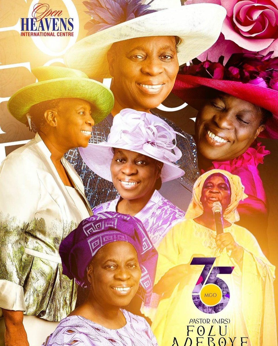 Happy 75th birthday to you mummy @pastorfoluadeboye we join the body of Christ and the world at large to celebrate the incredible gift that you are. May you continually grow in grace and strength in Jesus name 🙏 ❤🎊 I love you❤❤