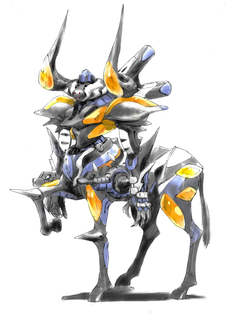 「昔描いたロボット」|あきまんPLAMAX「GODZ ORDER」神翼騎士団のイラスト