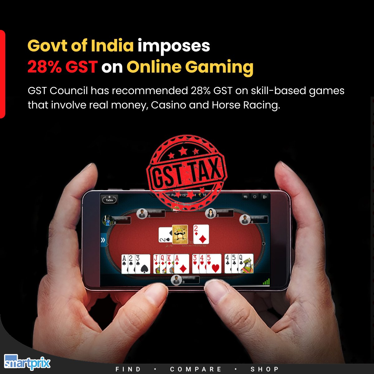 After Crypto Tax, Government imposes 28% GST on Online Gaming #Gaming  #GamingSetup #GST #GSTTax