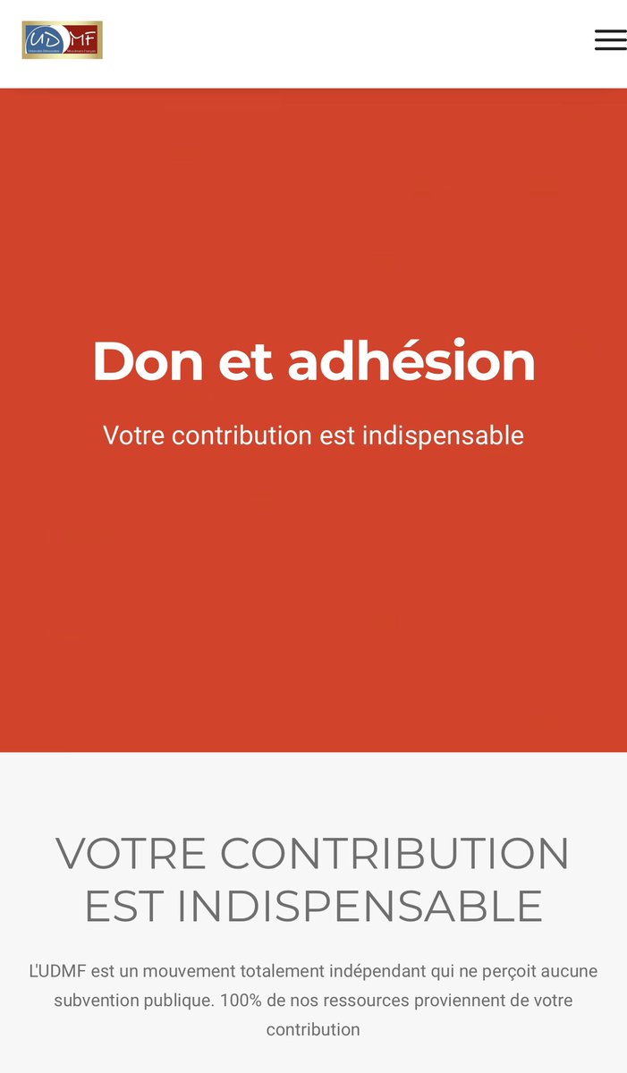 UDMF_officiel's tweet photo. L’Union des Démocrates Musulmans Français est un mouvement indépendant dont les ressources ne proviennent que de vos dons. Soutenez l’UDMF afin de nous permettre de garder notre autonomie et de vous représenter toujours plus loin 🤲
💳 Don sur 👇
https://t.co/69D03bz1HZ https://t.co/ffIcqsPGJ7