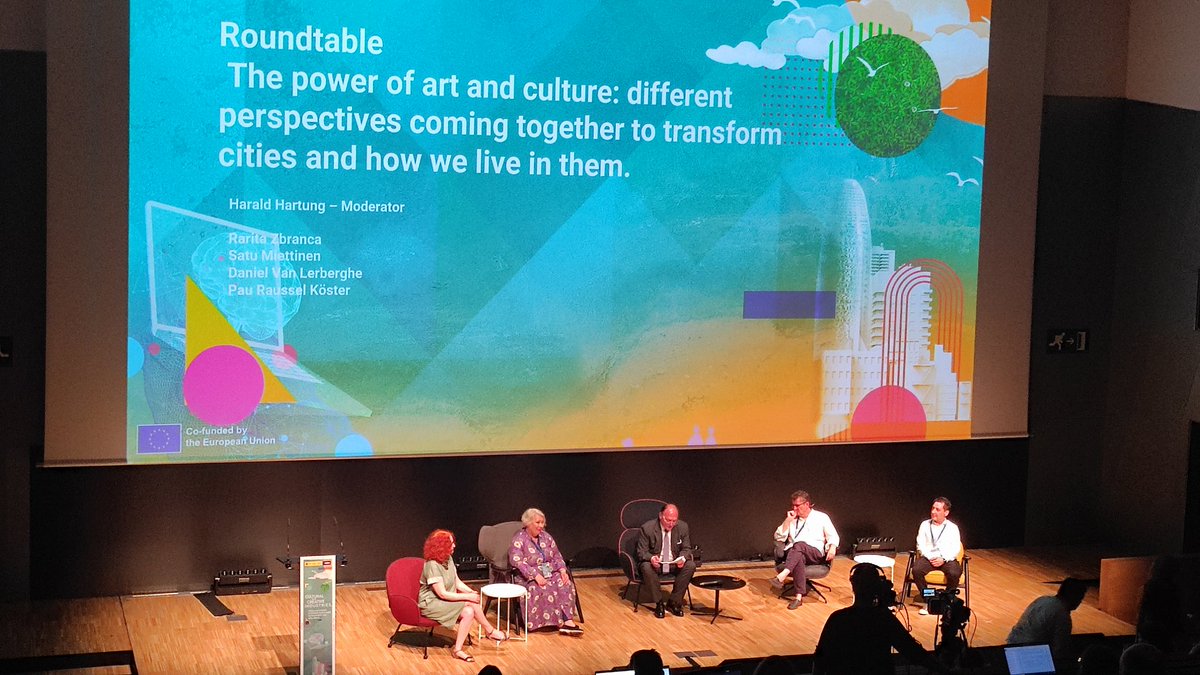 @FECYT_Ciencia @CienciaGob @culturagob @eu2023es Now at #FECYT conference 'Cultural and Creative Industries' roundtable on the Power of art and culture . #H2020 projects #AMASS and #MESOC and Horizon Europe project #ARTCAST4D. @satumiettinen @REA_research