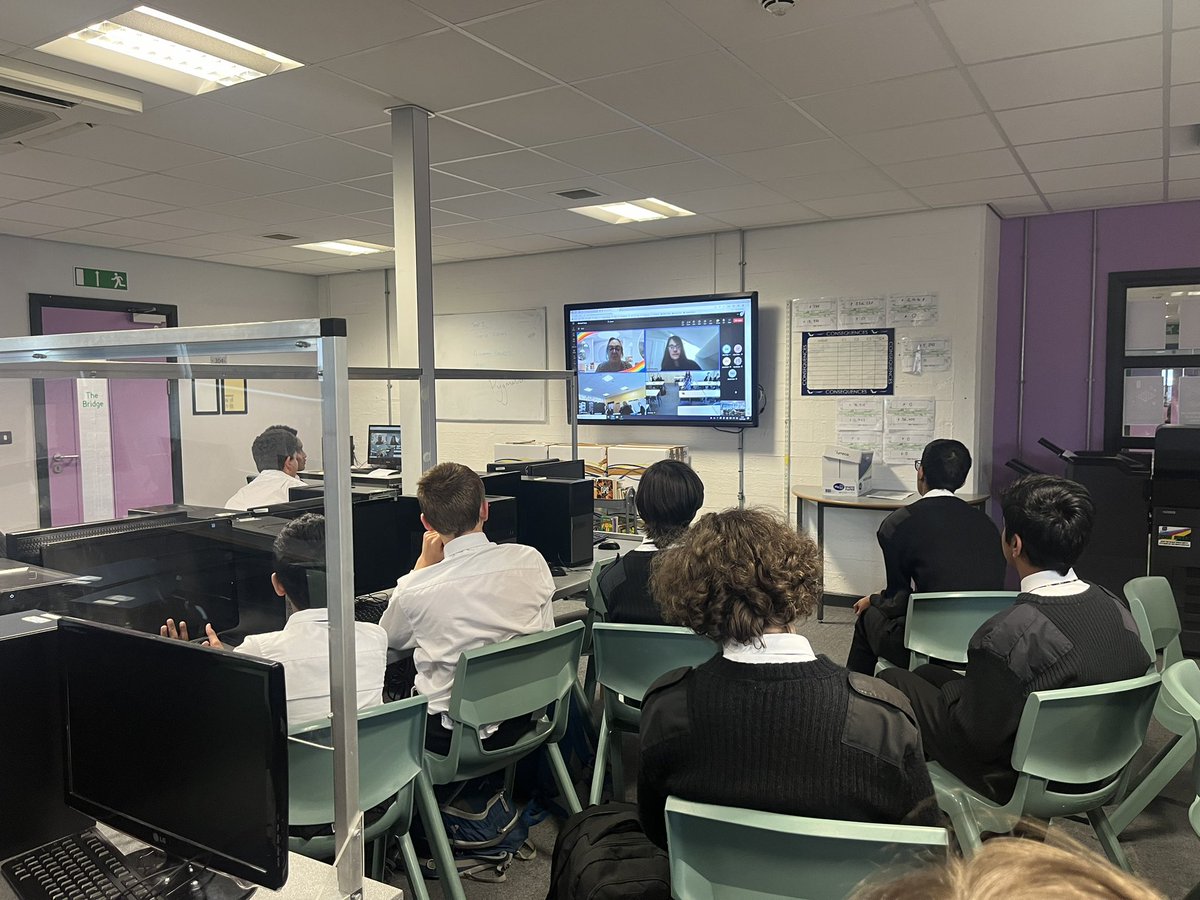 LRC_HTHA's tweet photo. Thank you to @Sally_Nicholls who talked to some Year 9s about her book All Fall Down which is part of this term’s Reading Routes! 😊 https://t.co/Yiqep2HaRC