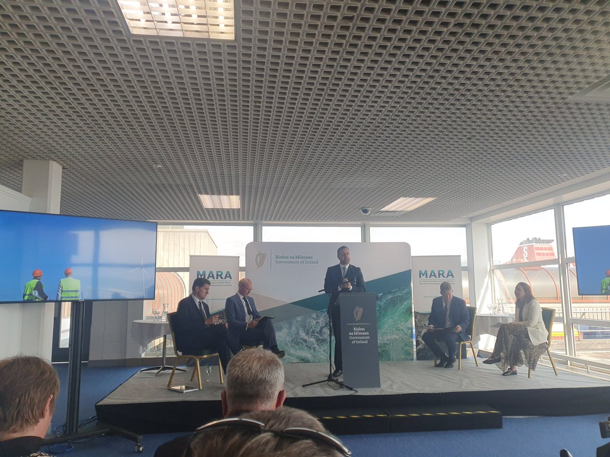 NoelCunniffeIE's tweet photo. Big day for offshore wind in Ireland with the opening of @MaritimeReg which will be a critical to enabling our offshore wind sector to get off the ground. A true milestone on Ireland's journey to energy independence. 

@WindEnergyIRL @Dept_ECC @DeptHousingIRL @mark_mellett https://t.co/yggCMu8l9D