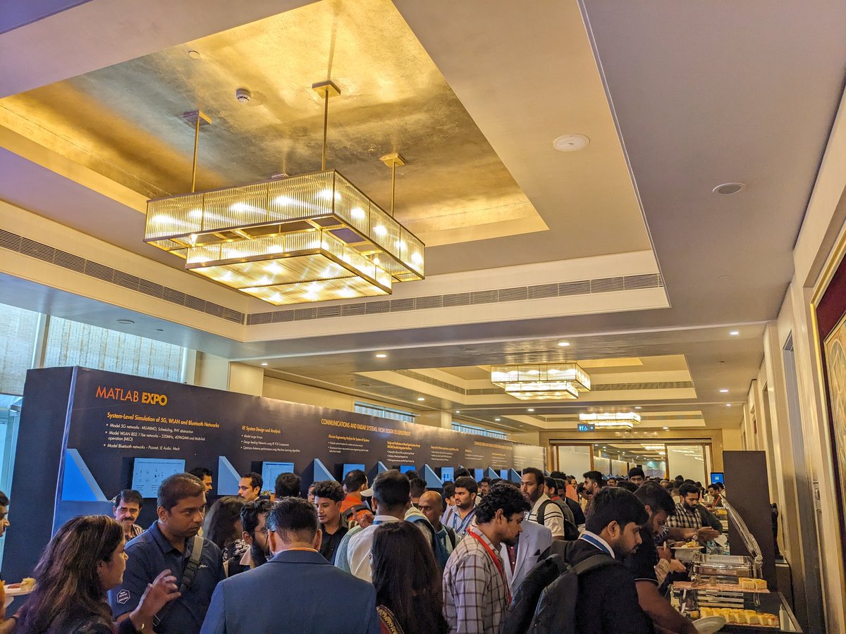 itsdswarup's tweet photo. Excited to be part of the #MatlabExpo, diving deep into the fascinating world of Engineering, SDV, AI, and thought-provoking discussions on GPT, LLM, and Climate Change. A fantastic event hosted by @MathWorks, providing valuable insights and sparking innovative ideas. https://t.co/xnCVw3aTR1