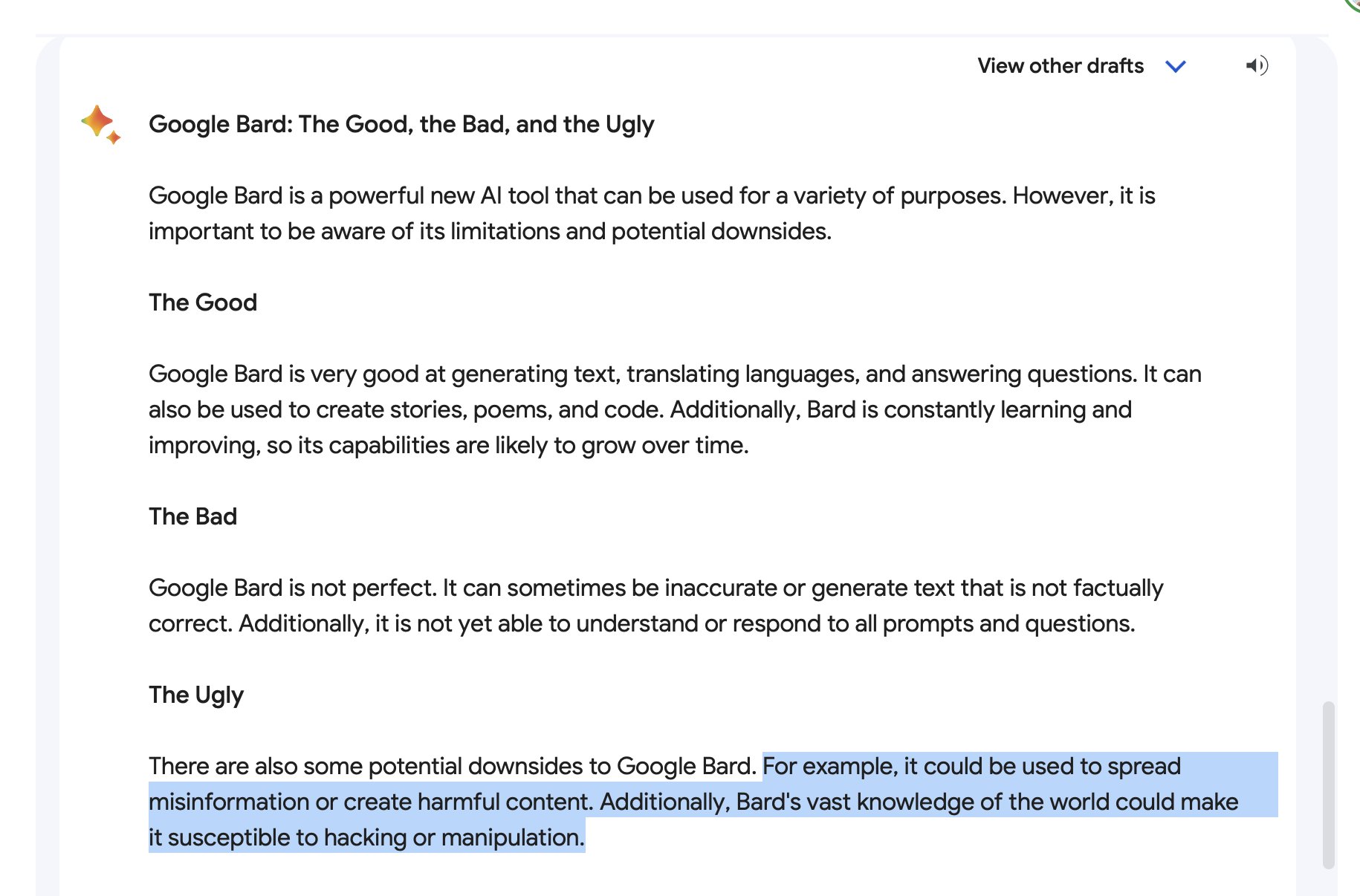 Adrian Weckler on Twitter "Google Bard launches today in Europe. I