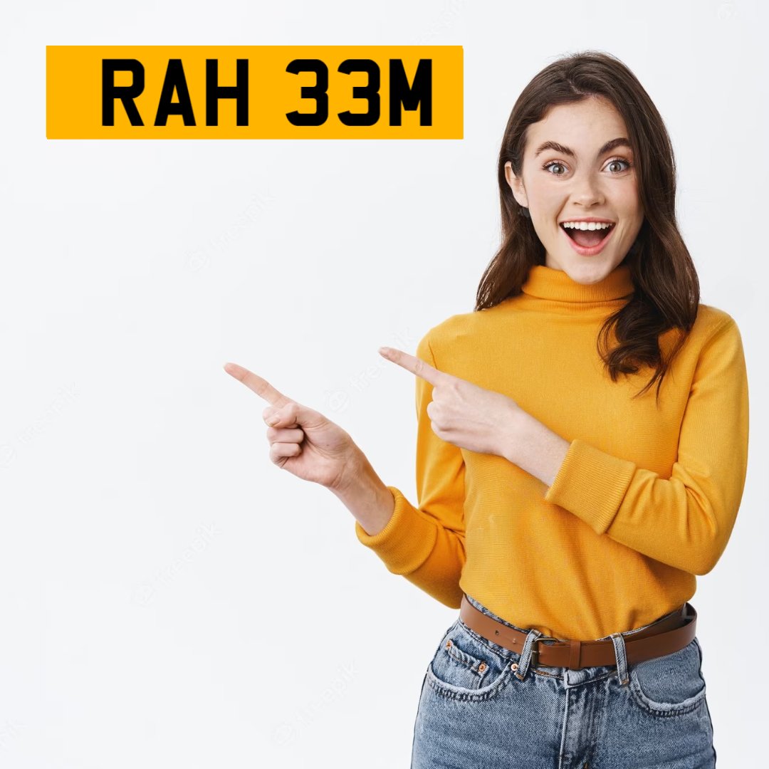 netplates's tweet photo. 👋 Know someone called Raheem? Tell them not to miss this PERFECT registration

Currently available for purchase on our website.
Click here to find it: https://t.co/DQtRnWHbAn

RAH 33M - £21000 plus VAT + £80 DVLA fee

#numberplate #dvla #caregistration #raheem #muslimplate https://t.co/1br0Y1E1RJ