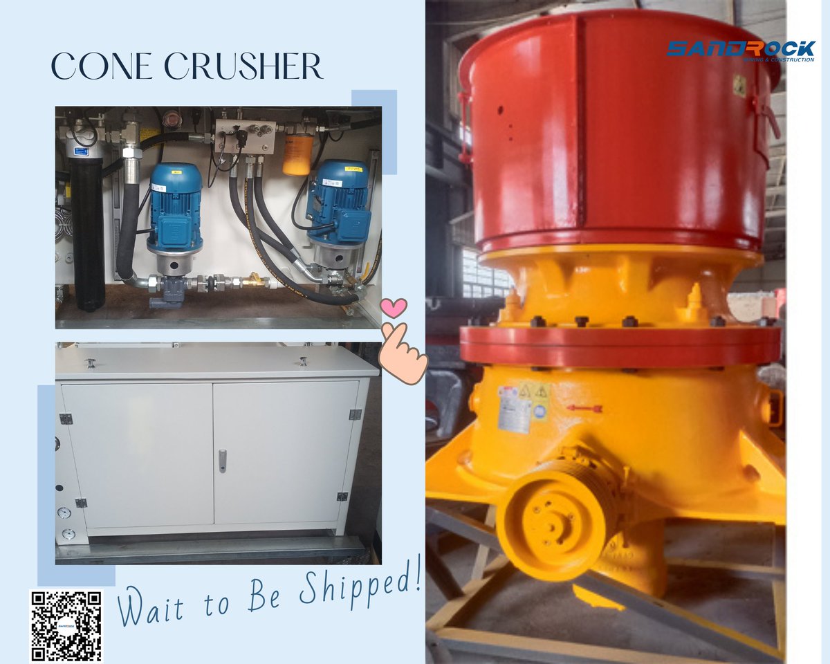 Jxsandrock's tweet image. 🎉 Exciting News! 🎉 Our highly-efficient cone crushers are now ready for shipment! 🚀✨

Get ahead of the competition with our cone crusher series. Order now and become a leader in the crushing industry. 🌟🙌   #conecrusher 
#sandrockmining  #crushing 
Whatsapp:+8615797717019