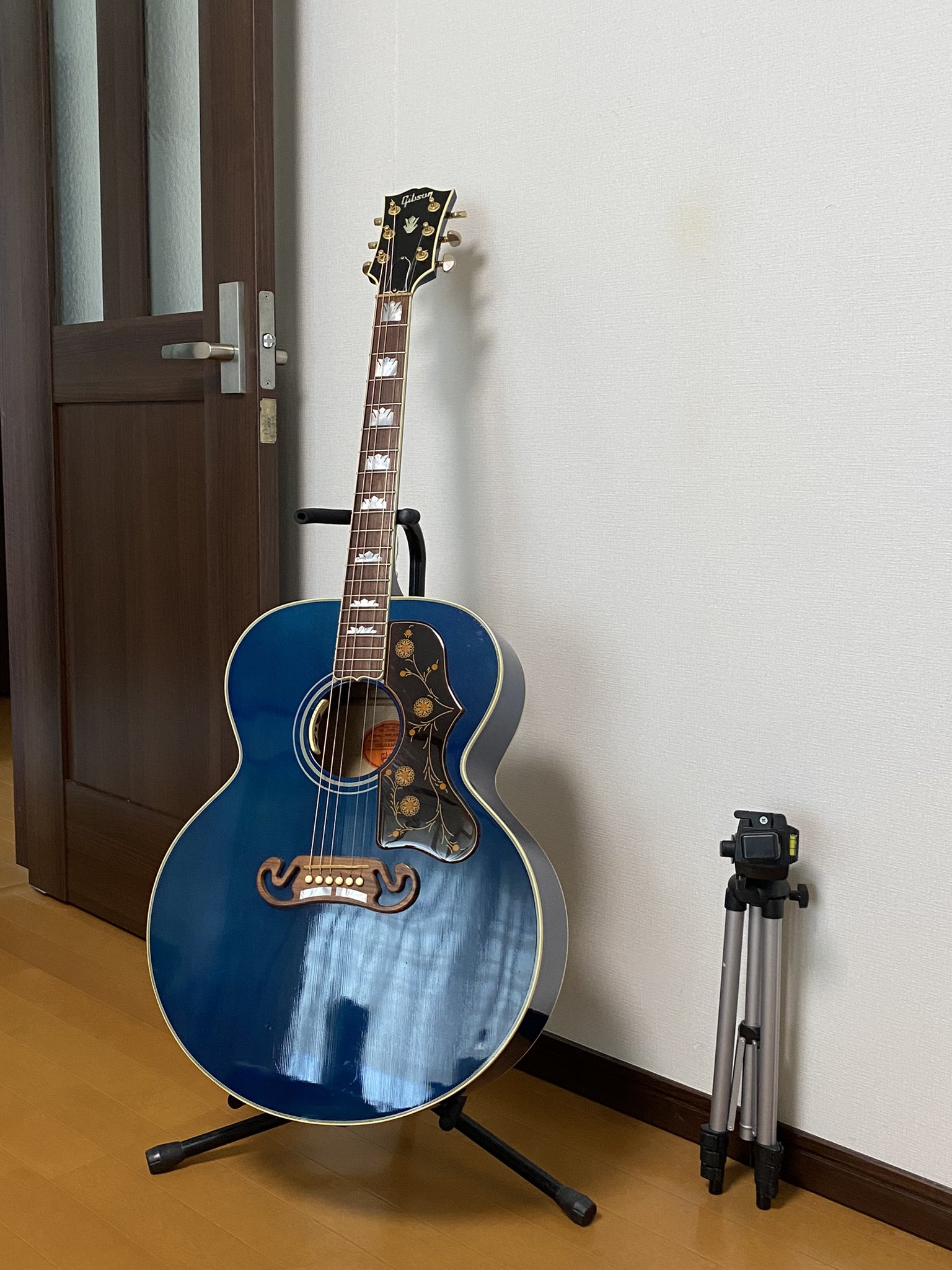 お買得! Trans 【JUNK】Gibson ギブソン SJ-200 Trans Shop Blue お買得! Trans 【JUNK】Gibson ギブソン SJ-200 Trans Shop Blue