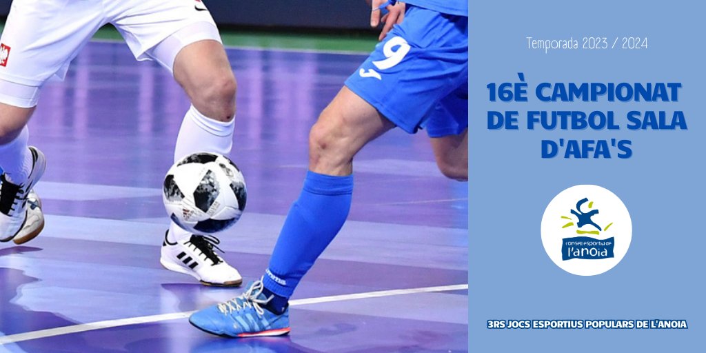 CEAnoia's tweet photo. Informació del 16è Campionat de Futbol Sala d’AFA’s.

📆 Inscripcions obertes fins divendres 15 de setembre.
👉 Més informació aquí: https://t.co/hbx0XOueAI

#futbolsala #campionat #afas #esportpopular #esport #CEAnoia @patrilla12  @UCECcat @esportigualada https://t.co/33xGBuS35J