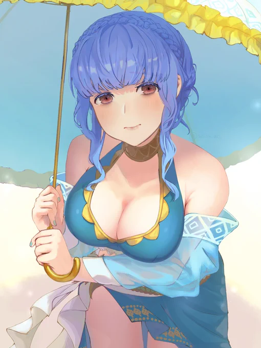 加筆修正 1年前の水着マリアンヌちゃん