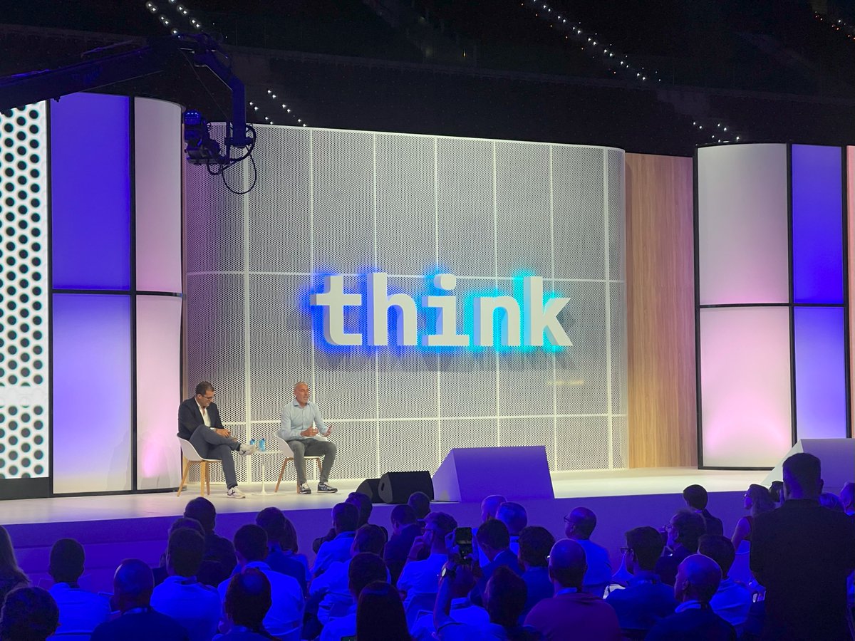 decide4AI's tweet photo. ¡El equipo de #decide4AI no podía perderse el evento del año de @IBM_ES! 🙌
Ayer estuvimos en IBM #ThinkMadrid para hablar sobre las últimas tendencias y casos de uso en #ComputaciónCuántica, #IA, #cloud híbrida, #sostenibilidad y #automatización.
Mil gracias como siempre #IBM. https://t.co/DQjfuFDCv4
