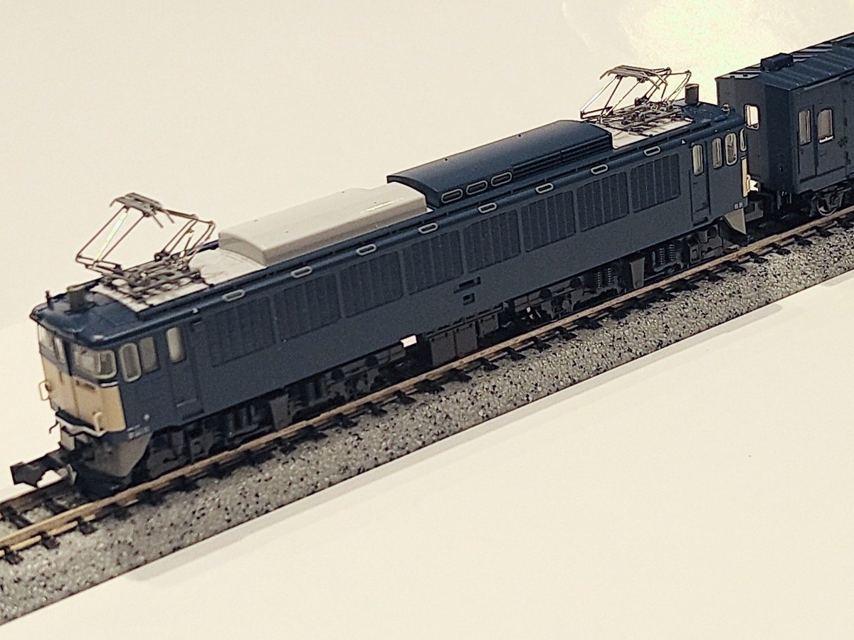 急行荷物39列車機関車付セット】 区名札入りのEF62後期形下関運転所付