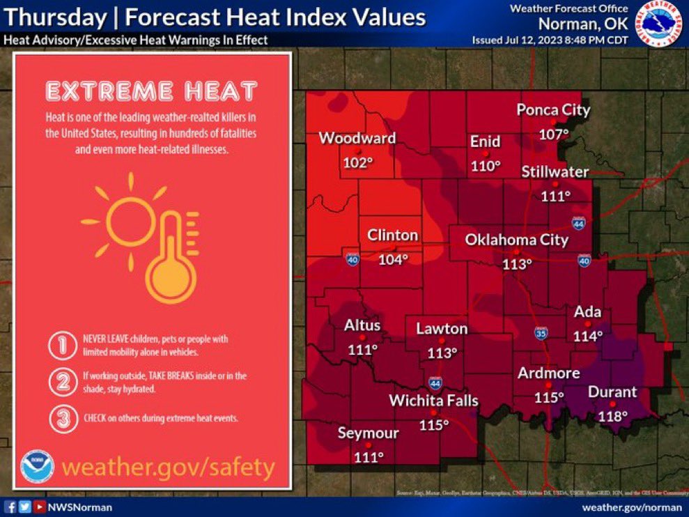 okc_preload's tweet photo. Good #SafetyThursday #OKC #Preload James has your #PCM over avoiding #StruckBy injuries!
✓Hand to surface
✓No leaners
✓Be aware of your surroundings
Be HEAT 🥵 aware today! Check your #HydrationStations #Recharge #okwx #UPS https://t.co/qSe3zyRS2F