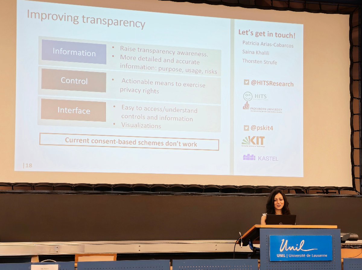 HitsResearch's tweet photo. "Surprised", "Shocked" and "Worried" were the participants of our recent study by the extent to which third parties share their data with FB! @patriAriasC presented the paper about Off-Facebook activity in collaboration with @pskit4 this week at #PETS23 https://t.co/zl7PlclUOO