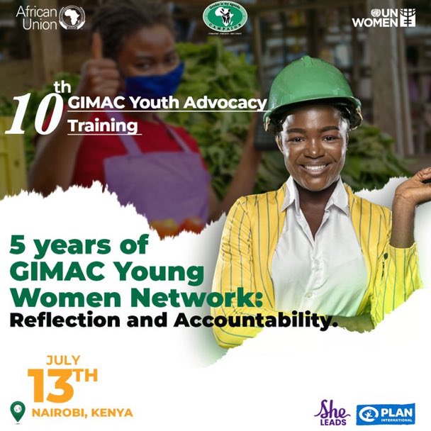 TheWIPCentre's tweet photo. Ongoing: we are supporting young women from Burundi, DRC and South Sudan to participate in the 10th @GimacYouth advocacy training on their role in the implementation of the #AfCFTA
#5GIMACRECsMeeting #Yesto1325 https://t.co/vTNeYqgqEq