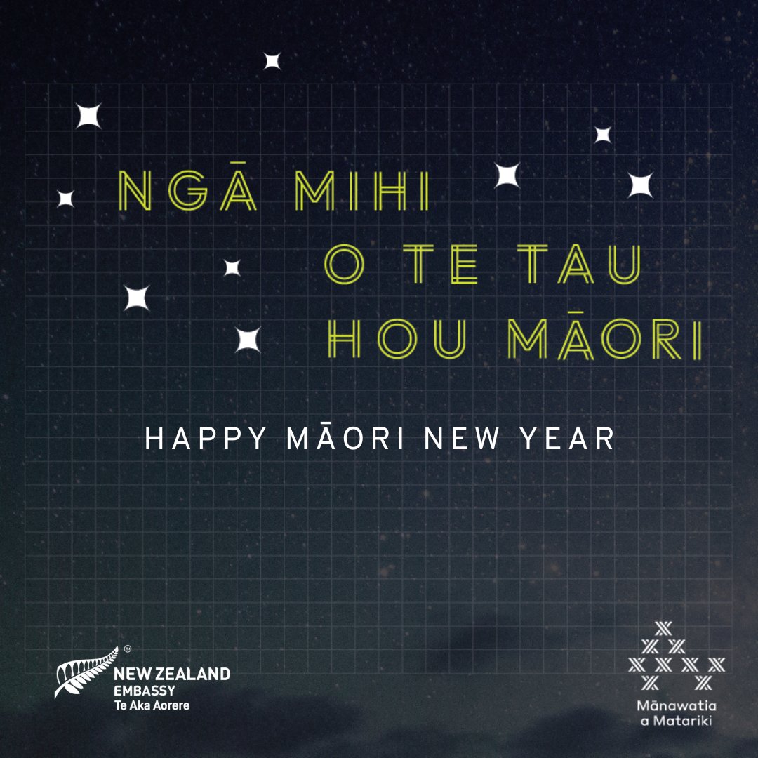 Mānawatia a Matariki! ✨ The Embassy will be closed on Friday, 14th of July for Matariki. New Zealanders in 🇩🇪🇨🇭🇨🇿 🇱🇮 requiring consular assistance during this time, please visit safetravel.govt.nz For urgent consular enquiries, please call ☎️ +64 99 20 20 20 #Matariki