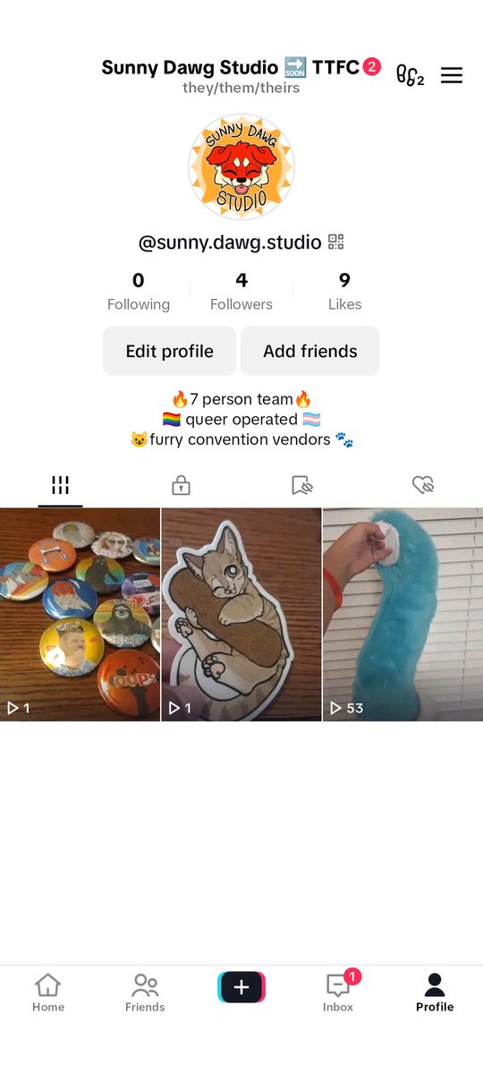 Sunnydawgstudio's tweet photo. Hey y'all! 

Just letting y'all know that we have our new tiktok up and running !! 

#furry #furries https://t.co/Nfxhm4FO4H
