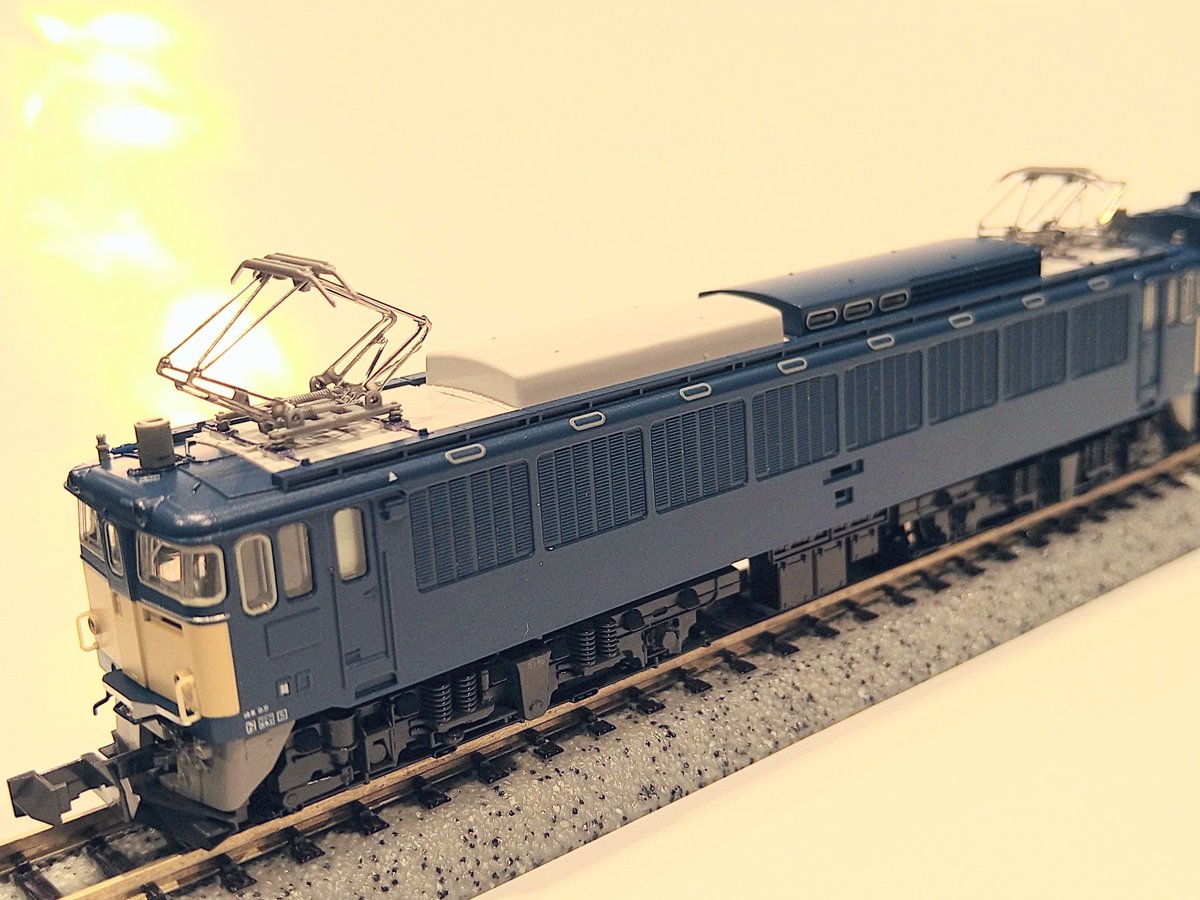 トット出品 急行荷物39列車機関車付セット】 区名札入りのEF62後期形下関運転所付