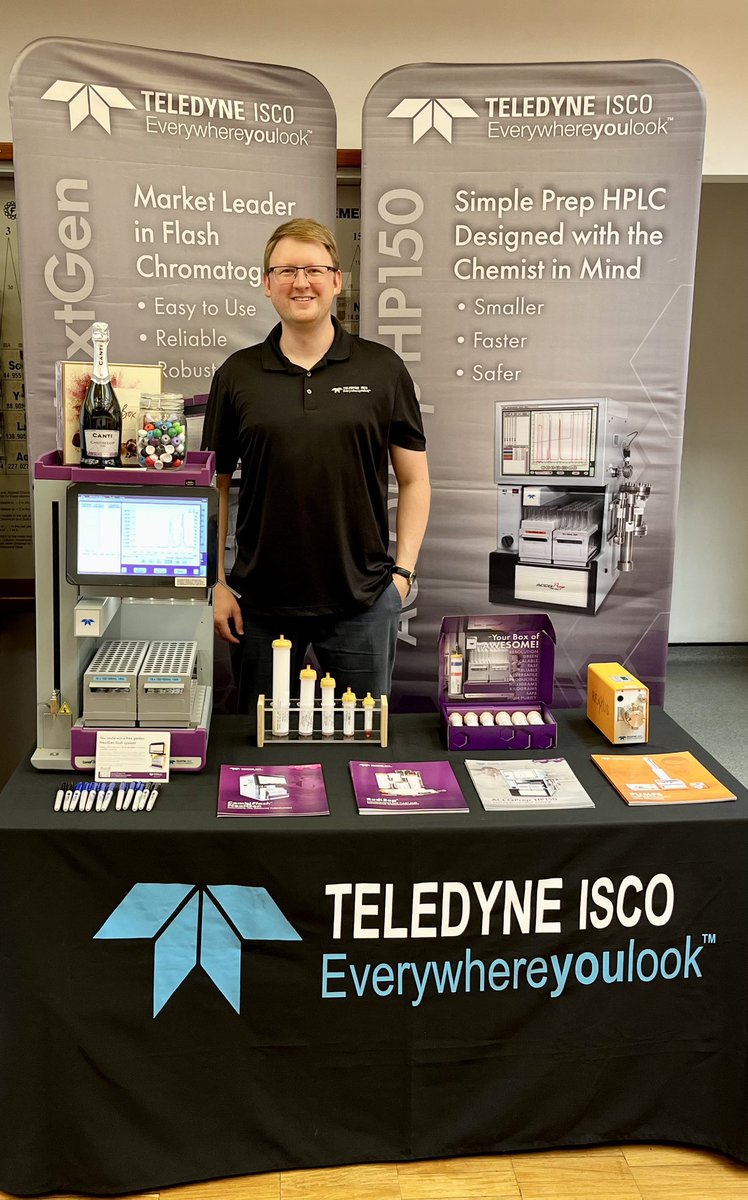 Teledyne ISCO UK (@iscouk) on Twitter photo Faster purification, quicker results, lower solvent consumption and a safer workflow than traditional chromatography. Mark is at the Manchester Post Grad symposium today, come find out how we can help boost your research! <a href="/TeledyneIsco/">Teledyne ISCO</a> #purificationinaflash <a href="/UoMChemistry/">UoM Chemistry</a> Faster purification, quicker results, lower solvent consumption and a safer workflow than traditional chromatography. Mark is at the Manchester Post Grad symposium today, come find out how we can help boost your research! <a href="/TeledyneIsco/">Teledyne ISCO</a> #purificationinaflash <a href="/UoMChemistry/">UoM Chemistry</a>