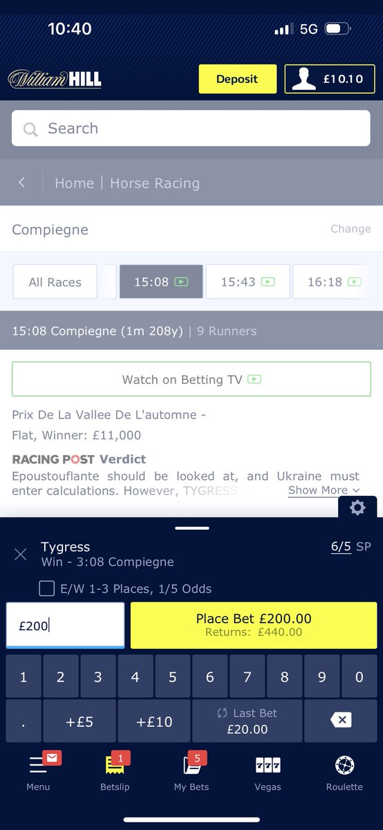 juzticee's tweet image. 1 bet today. 
Good luck 🤞 

#Getonit