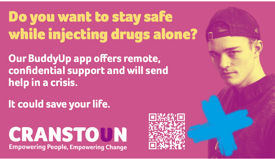 🗣️BuddyUp is now available for anyone using drugs across the UK and Republic of Ireland. We can reach all parts of the UK &amp; people who in rural locations can access the same support as those living in a city.

📲There is no pressure on anyone using this service. A supporter will
