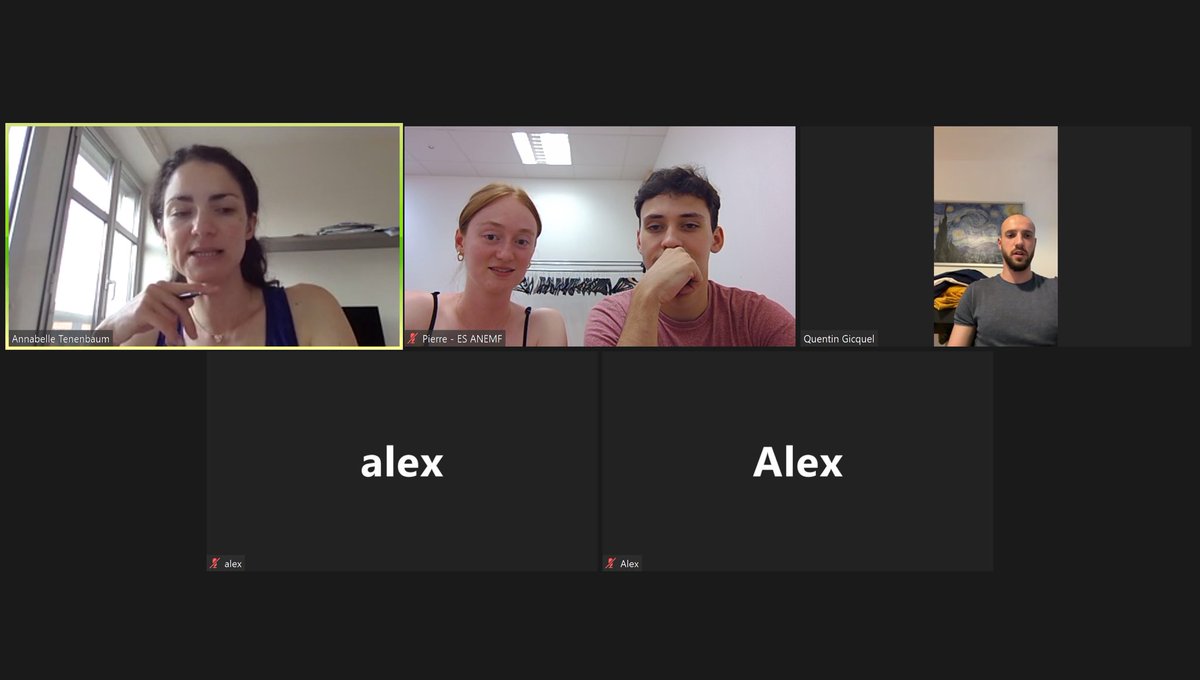 Première réunion avec Annabelle Tenenbaum de l’<a href="/univ_paris_cite/">Université Paris Cité</a> et Quentin Gicquel d’<a href="/ImhotepSante/">Imhotep</a>. Nous avons pu échanger sur le module PepSSES de l’<a href="/UNESSfr/">UNESS.fr</a> et la série vidéo « AGIR POUR LA SANTÉ »