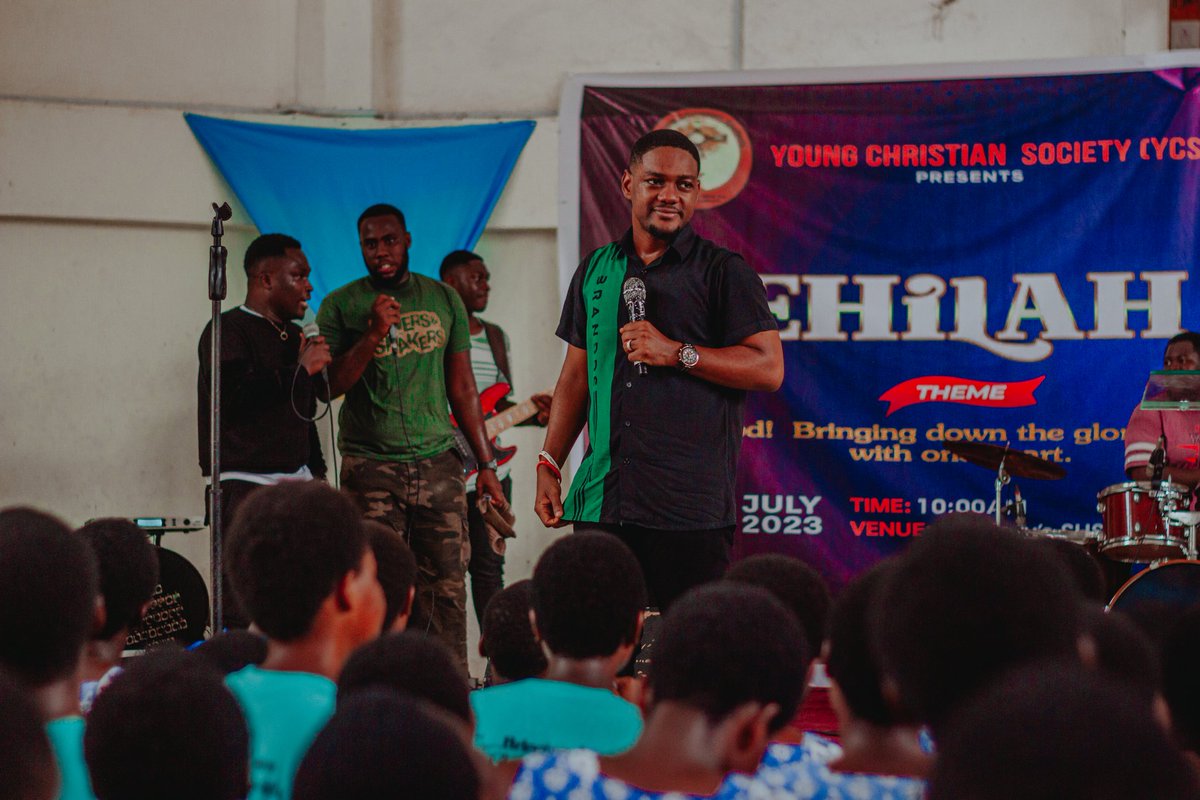 Wmg_rci's tweet photo. On Saturday, the WMG High School Tour found itself at the St Mary's Senior High School. The lives of the students were transformed through the spiritual message from Rev Paapa.
It was all joy.
#rosagh
#ROSATour
#WMGCamp https://t.co/oTvo9JrM7H