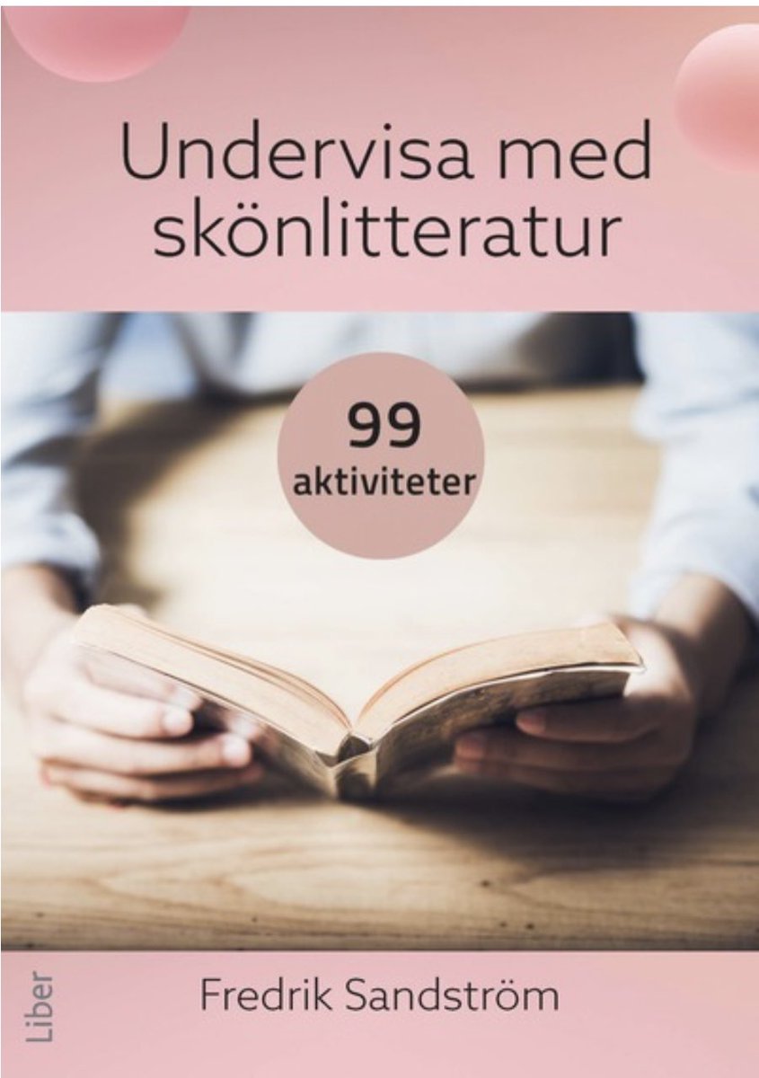 fredrikarboga's tweet photo. Jag har skrivit en bok om hur man på många olika sätt kan låta skönlitteratur ta mer plats i undervisningen. Kommer i augusti. https://t.co/MEiInrKOaP