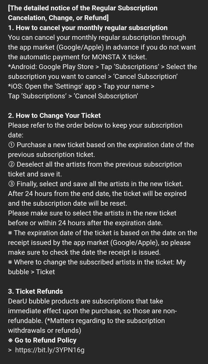 MonstaXVotingSQ's tweet image. [#JOOHONEY UPDATE]

Bubble for Starship issued notice for temporary suspension of #JOOHEON Bubble account, from July 27th because of his enlistment on July 24th.

#MONSTAX #MONSTA_X #JOOHEON #주헌 @OfficialMonstaX #몬스타엑스