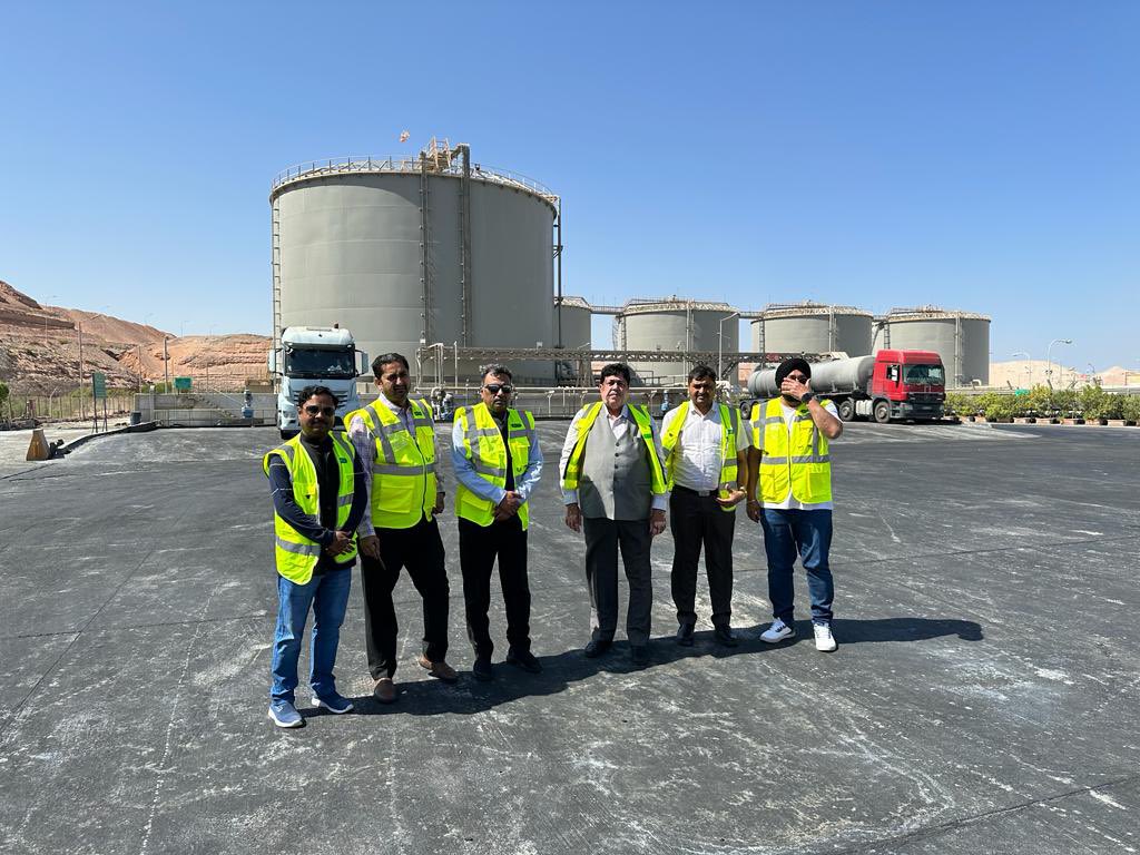 Dr. U S Awasthi (@drusawasthi) on Twitter photo Today, Sh. <a href="/Dileep_Sanghani/">DILEEP SANGHANI</a> Ji, Chairman, IFFCO visited JIFCO Phosphoric Acid Storage Tank complex at Aqaba near the Port. He also Inspected the storage area and understood the operating system of the plant. Today, Sh. <a href="/Dileep_Sanghani/">DILEEP SANGHANI</a> Ji, Chairman, IFFCO visited JIFCO Phosphoric Acid Storage Tank complex at Aqaba near the Port. He also Inspected the storage area and understood the operating system of the plant.