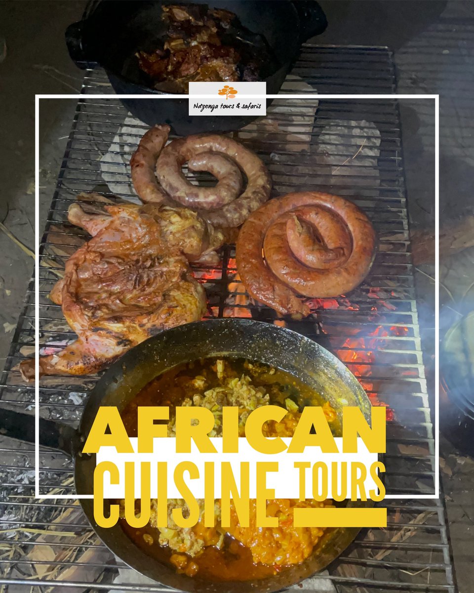 ndzengatours's tweet photo. AFRICAN CUISINE TOURS
Since 2012 Ndzenga Tours has been proudly offering authentic African Cuisine Tours to our visitors as part of rural and township experiences #NdzengaTours
#GastronomyTourism #WeDoTourism #KZNtourism #tourism https://t.co/zyGDlsRhhj