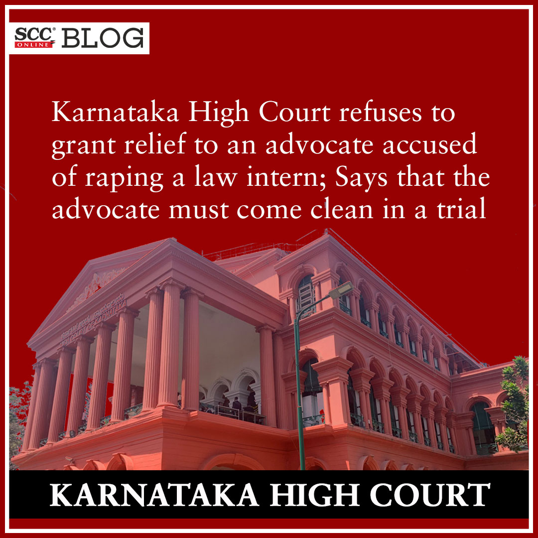 scconline_'s tweet photo. Karnataka High Court refuses to grant relief to an advocate accused of raping a law intern; Says that the advocate must come clean in a trial
https://t.co/VQomNvc4KD
#KarnatakaHighCourt #advocate #Chargesheet #internships #KarnatakaHC #lawintern #quashment #rape #SexualOffences https://t.co/AzFDB1mv9u