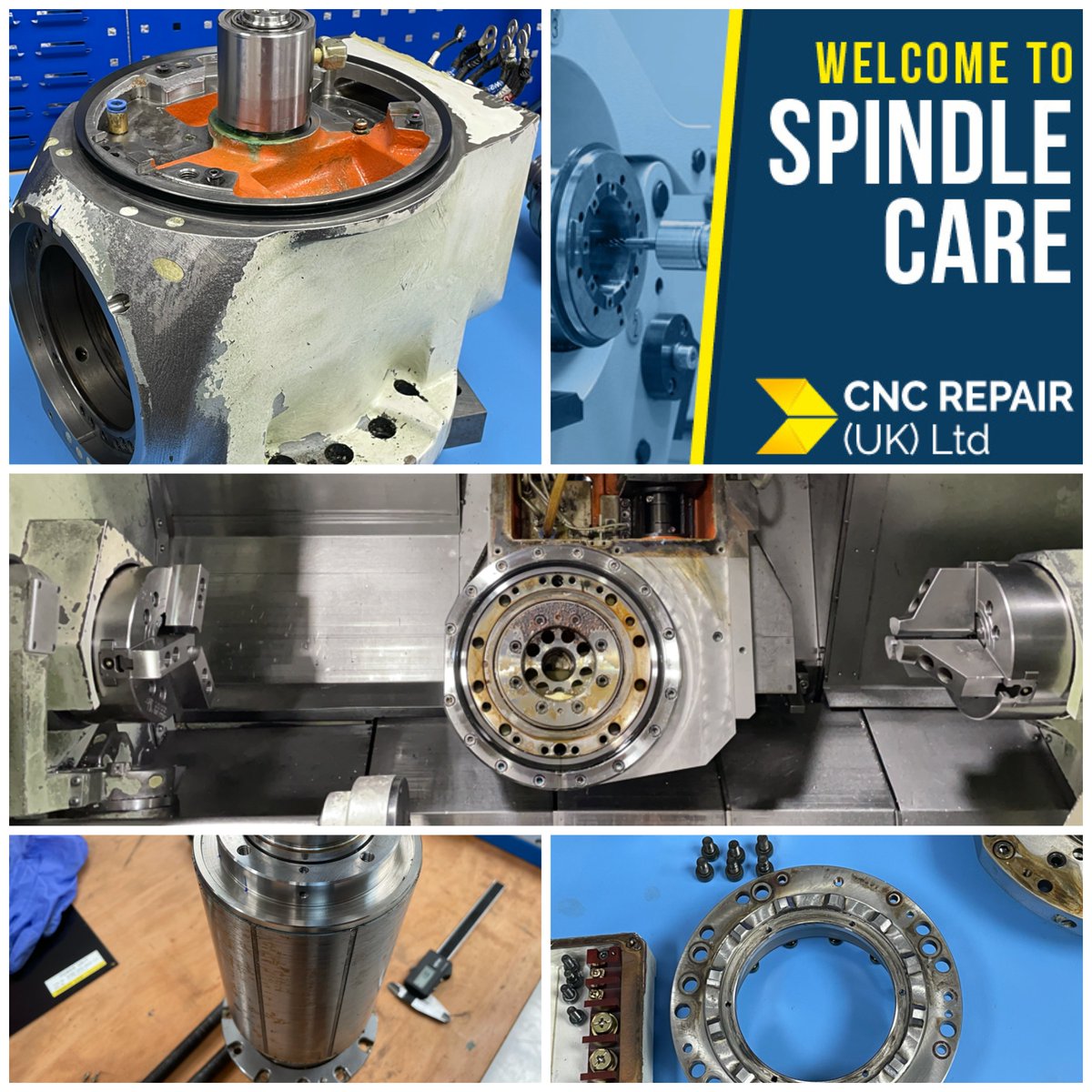 Is your Mazak spindle in need of repair? This Intergrex spindle is currently making its way through our repair centre on its way back to factory OEM standard. For more information, please visit
cncrepair.co.uk/spindlerepair