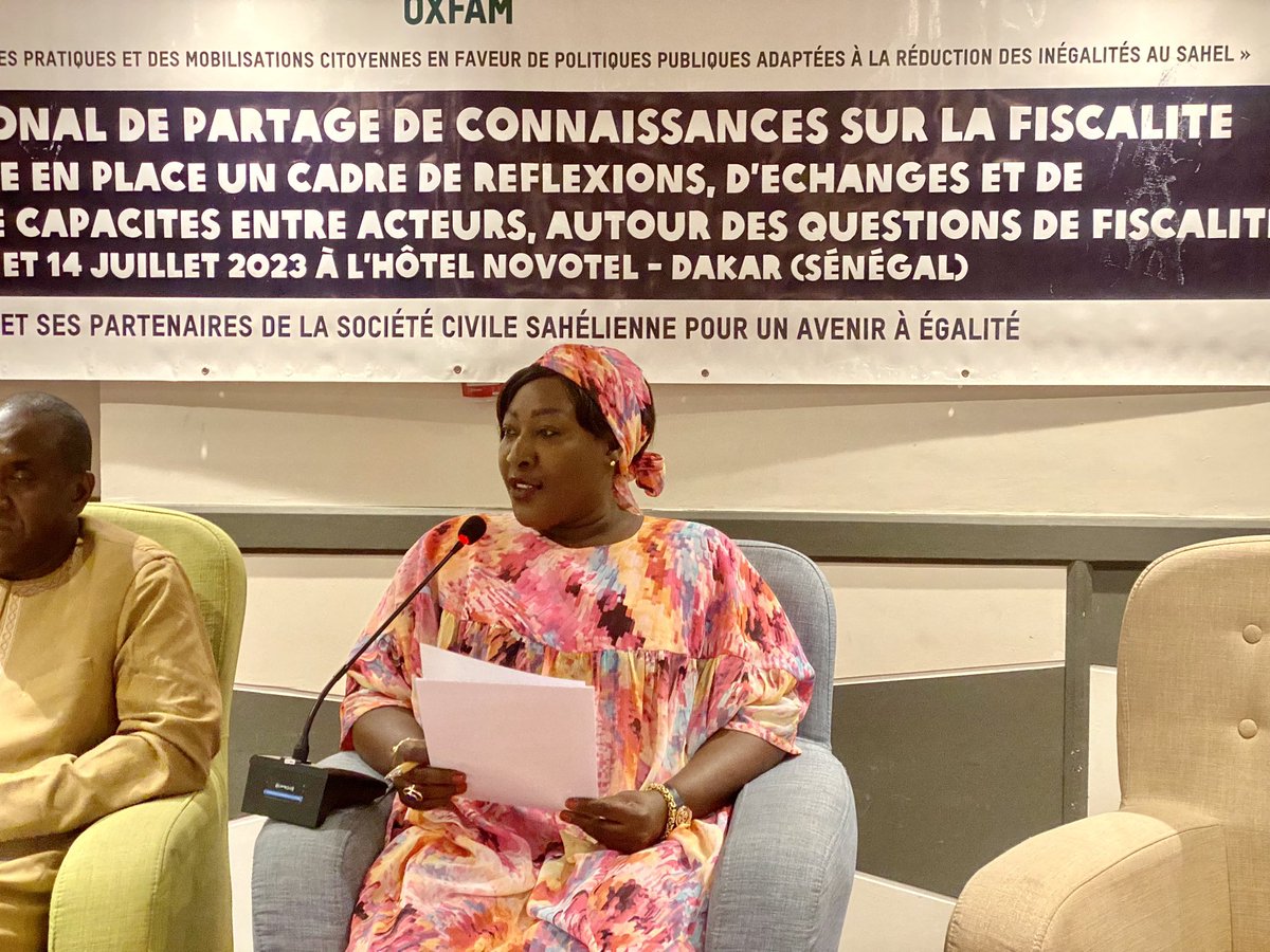 Ouverture ce jeudi de l’Atelier régional de Partage de connaissances sur la Fiscalité. Bâtir dans le Sahel, un système fiscal juste ou chacun paie sa juste part d’impôt, citoyens comme grandes entreprises. <a href="/OxfamAuSenegal/">Oxfam au Senegal</a> ONES et la DGID vont se pencher sur des propositions.