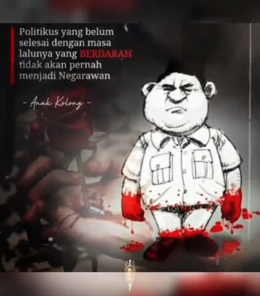 Negeri ini TIDAK AKAN DIPIMPIN oleh TANGAN YG BERLUMURAN DARAH!!! Cangkemken itoeh!!! 💪🏻🇮🇩 #kualat