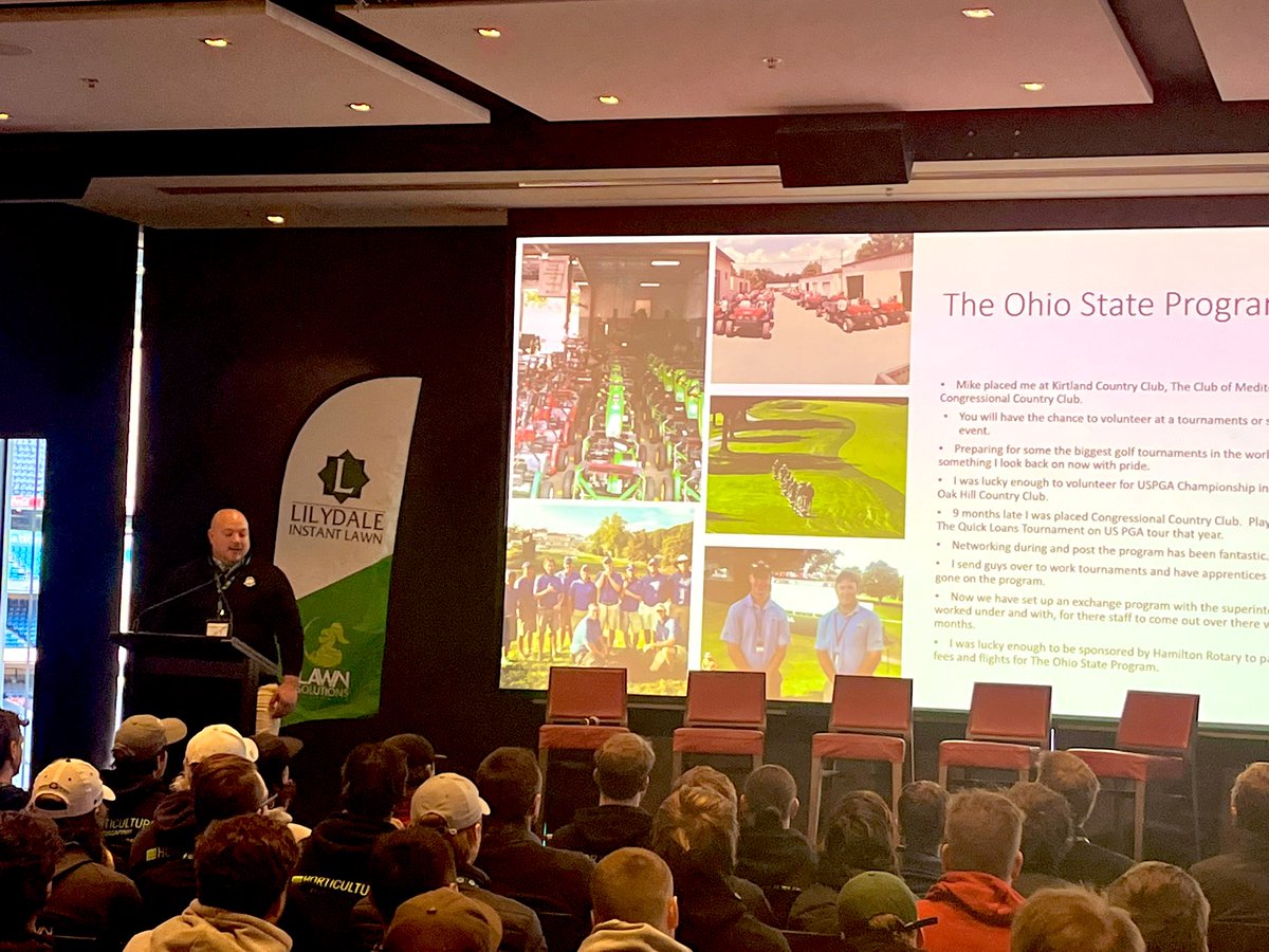 nturner1989's tweet image. Stepped out of my comfort zone yesterday at the STA Sports Turf Management Seminar to present a snapshot of my career, The Ohio State Program and the challenges we have faced at Latrobe GC. @turfokeeffe