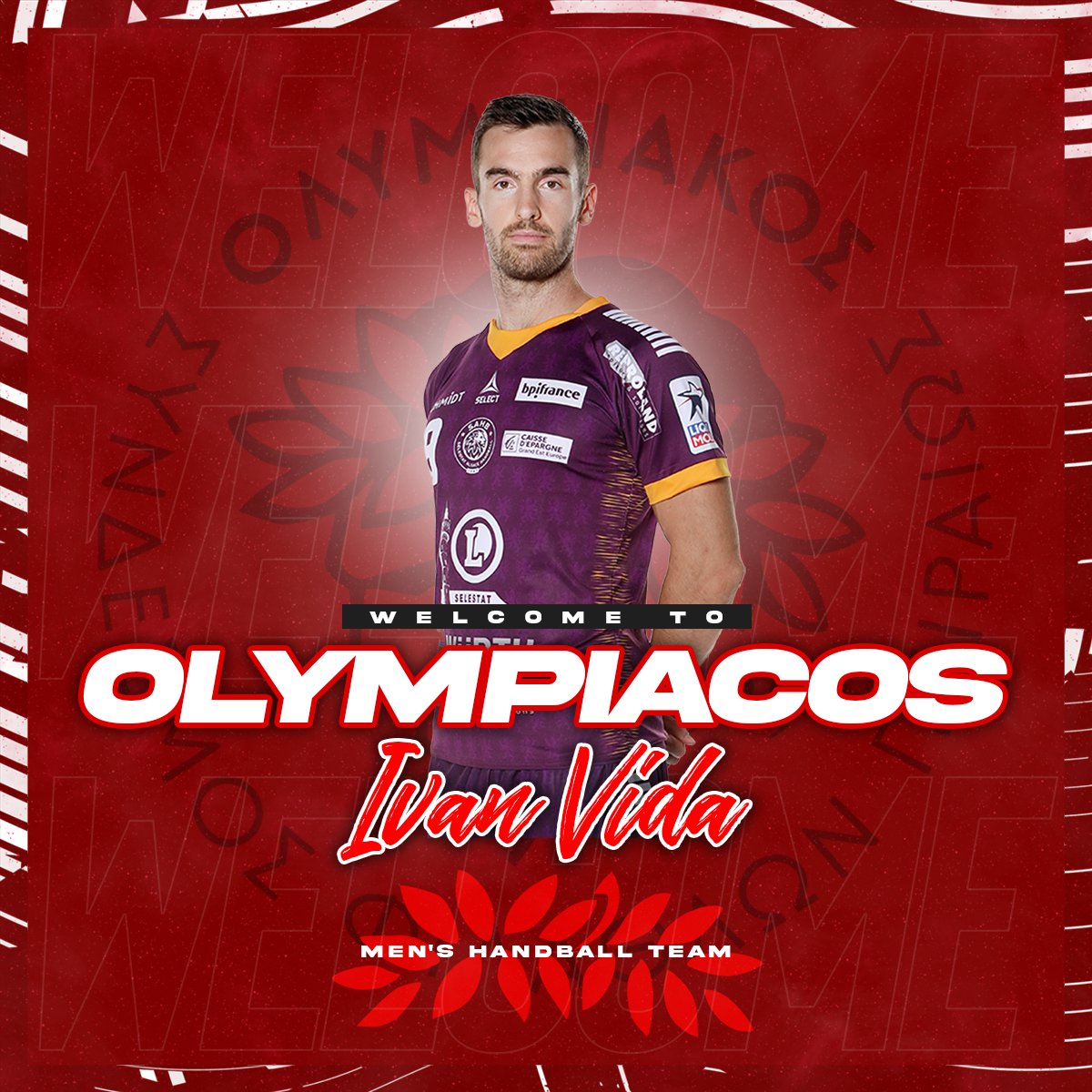 OlympiacosSFP's tweet photo. 🔴⚪ @vidaivan9 welcome to Olympiacos family! 

🗣️📄➡️ https://t.co/gqaL6szUjU 

#osfp #Olympiacos #OlympiacosSFP #Handball #HandballMen #HandballPremier https://t.co/Nw6MATk9Qb