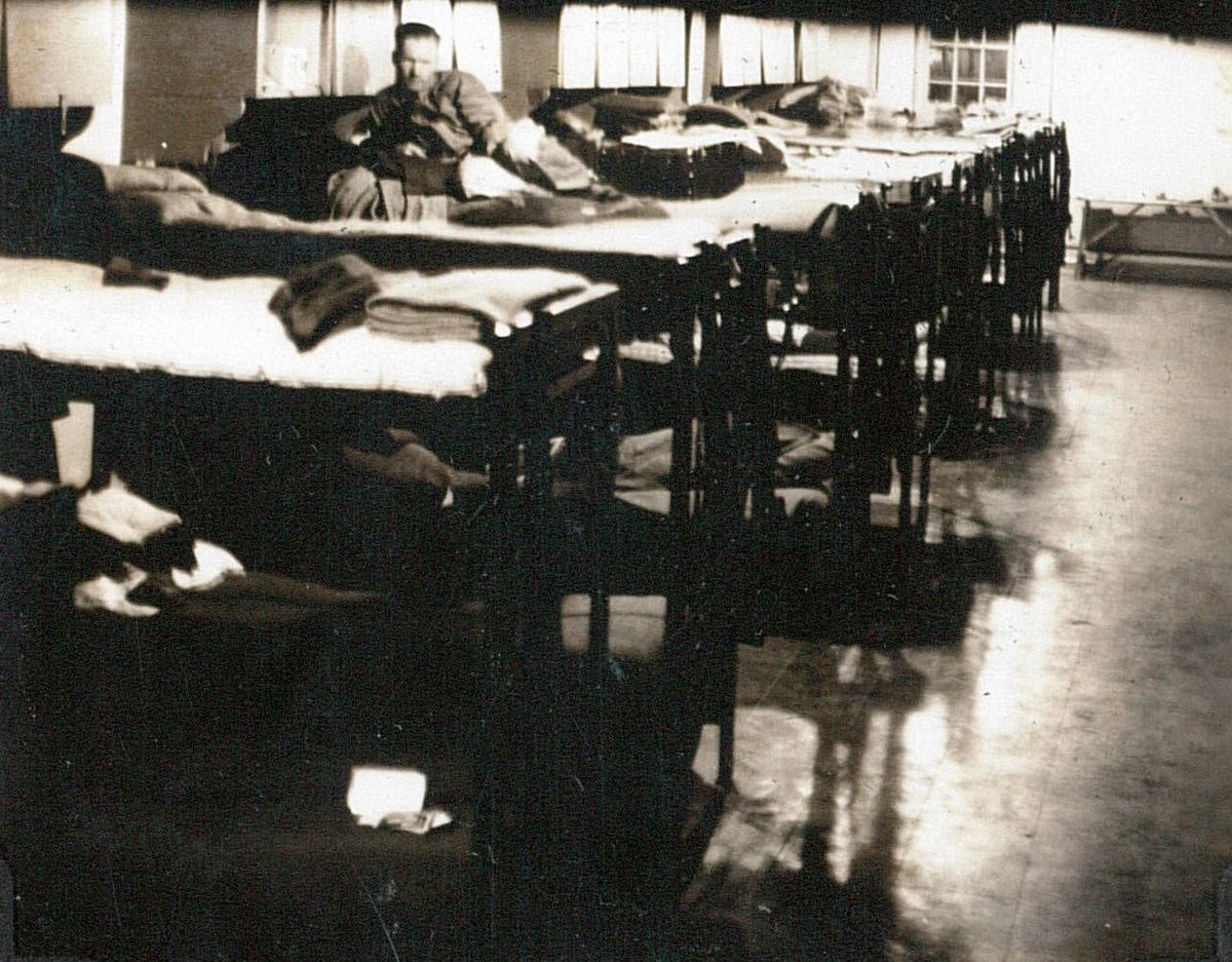RCAFinfo's tweet photo. RCAF Station Assiniboia, Saskatchewan, Home of No. 34 (Royal Air Force) Elementary Flying Training School. Here are some photos of the Barracks and Dining Hall.   (1942) Photos courtesy of John Griffin and 1 Canadian Air Division. #bcatp #rcaf_history https://t.co/ETFaUHxvcb