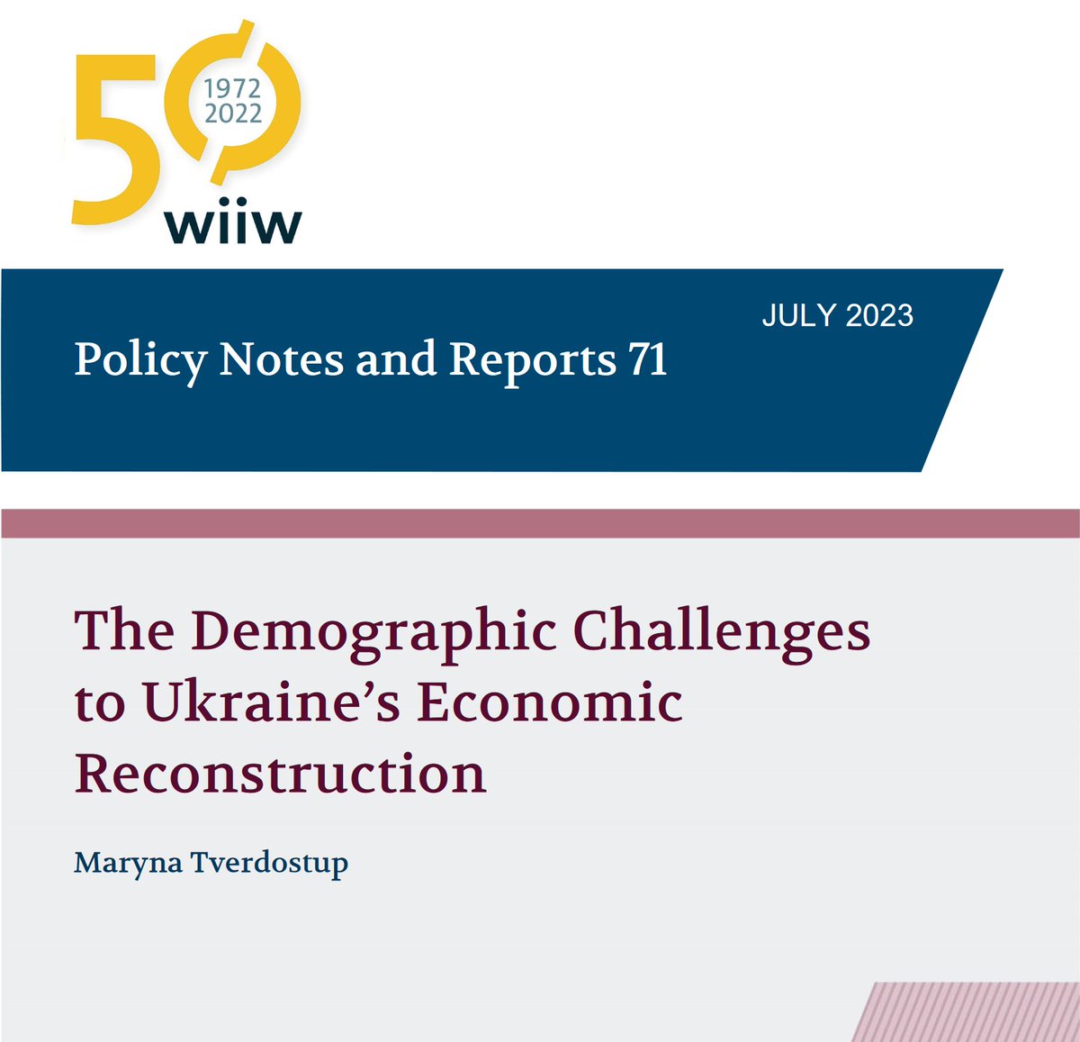 wiiw (@wiiw_ac_at) on Twitter photo Hot off the press: New paper by <a href="/MaryTverdostup/">Maryna Tverdostup</a> on #Ukraine. It will suffer a population loss of 20% that endangers reconstruction & recovery. New demographic forecasting model closes research gap & provides 4 scenarios for 🇺🇦's population. 1/2 #Thread
➡️rb.gy/scjqq Hot off the press: New paper by <a href="/MaryTverdostup/">Maryna Tverdostup</a> on #Ukraine. It will suffer a population loss of 20% that endangers reconstruction & recovery. New demographic forecasting model closes research gap & provides 4 scenarios for 🇺🇦's population. 1/2 #Thread
➡️rb.gy/scjqq