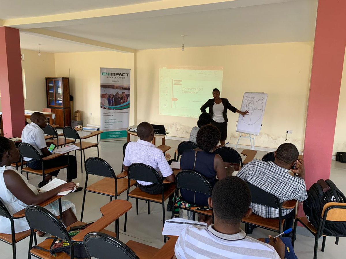 E4impactUganda's tweet image. Happening this week is the #E4impactaccelerator Legal Bootcamp. A journey towards Corporate Governance
SMES Intentionional of transition.
#raisingcapital
#business succession planning