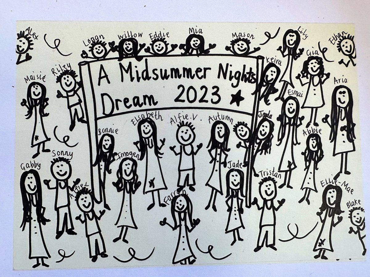 The Year 5 and Year 6 children performing today have received their good luck cards from the children in Year 1 and Year 2 <a href="/SilhouetteYtc/">SilhouetteYTC</a>