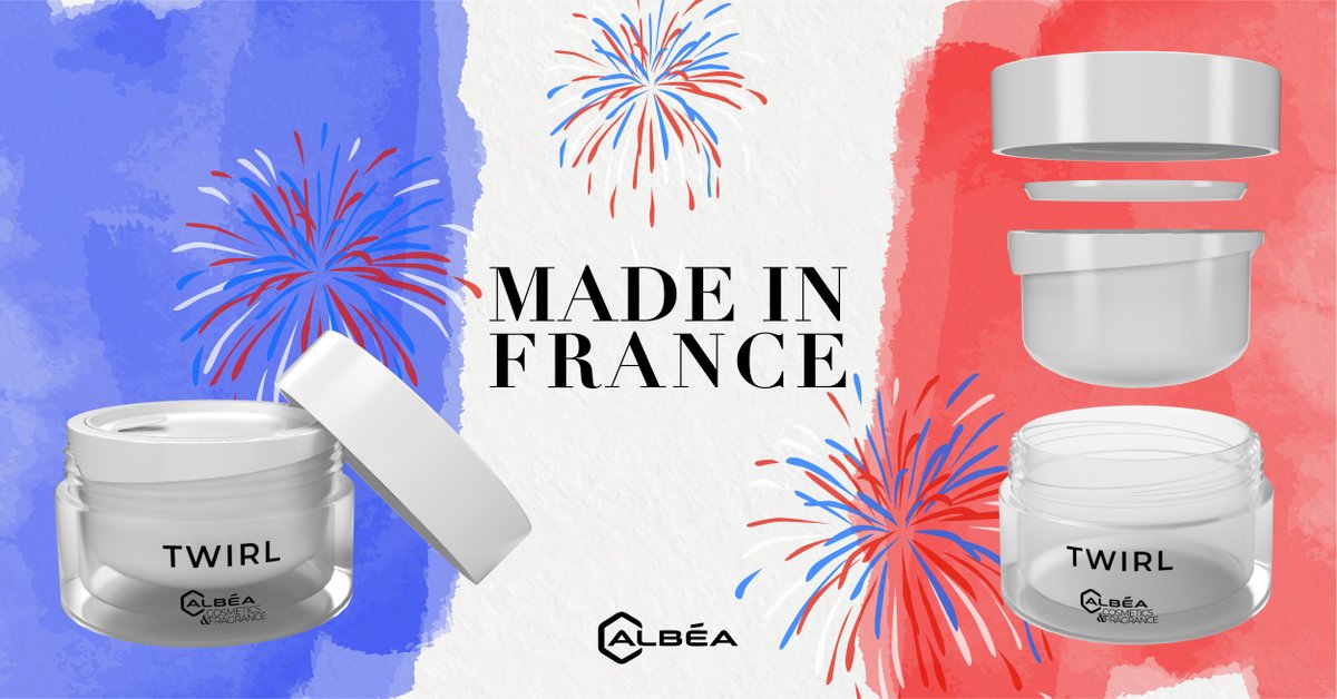Let’s TWIRL again on #BastilleDay!
Celebrate the #RefillRevolution by reinventing #skincare with Albéa’s latest responsible jar. TWIRL is #madeinfrance at Albéa Simandre 🇫🇷. 
🎉albea-group.com/products/twirl… 
#circulareconomy #packaging #14juillet #france
