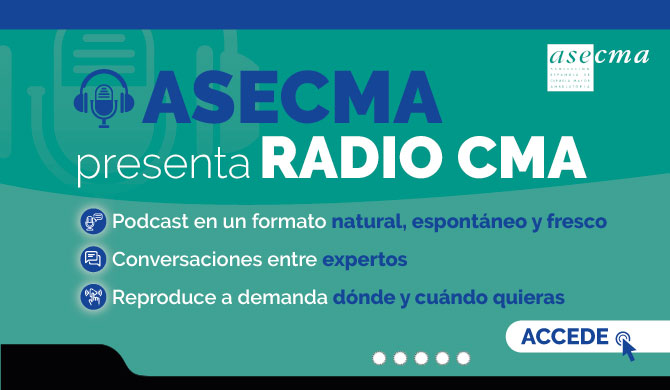 Hola! Presentamos RadioCMA, el proyecto de Podcasts de ASECMA. Escucha dónde y cuándo quieras conversaciones entre expertos sobre Cirugía Mayor Ambulatoria. Disponibles en radiocma.asecma.org y en plataformas habituales.