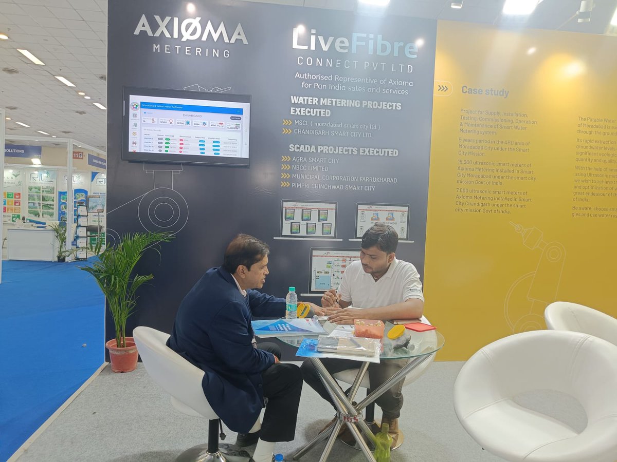 livefibre's tweet photo. Water Expo is going on
Don't miss out on the largest water expo for smart cities! join us in building a sustainable future. #watertechnology #smartcity #sustainability @sudeepdutt https://t.co/dQktFHTwk0