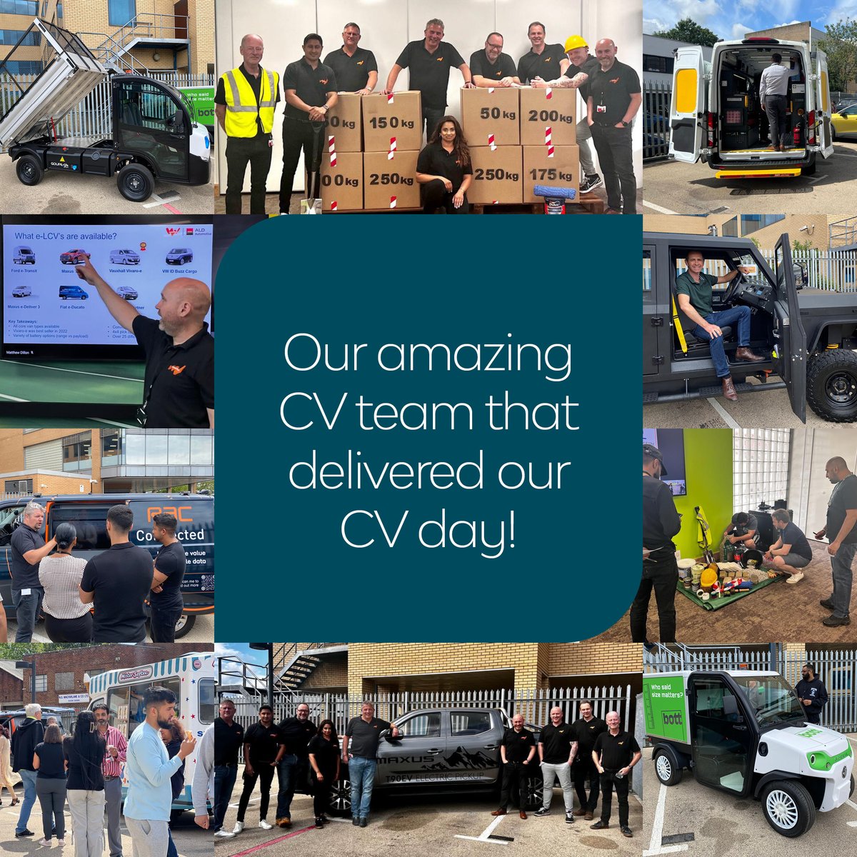 Our #CommercialVehicle Day was a hit! From
⚖ Guess the payload 📐 Plan your van right 🚚 Tail lift operation 🚧 Vehicle livery and more - plus our teams got to experience #ELCV 's first hand! Thanks to the #CV Team for a brilliant interactive event!
#ALDLeasePlan #VanLife