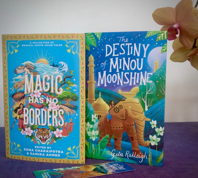 South Asian Heritage Month begins Monday via @SAHM_UK Book for #storiesofempire with me, @SitaBrahmachari & @lailanadia (link in bio!) A special giveaway to celebrate: 1 copy of anthology #MagicHasNoBorders & 1 of #TheDestinyofMinouMoonshine UK only, like, follow & RT to enter!