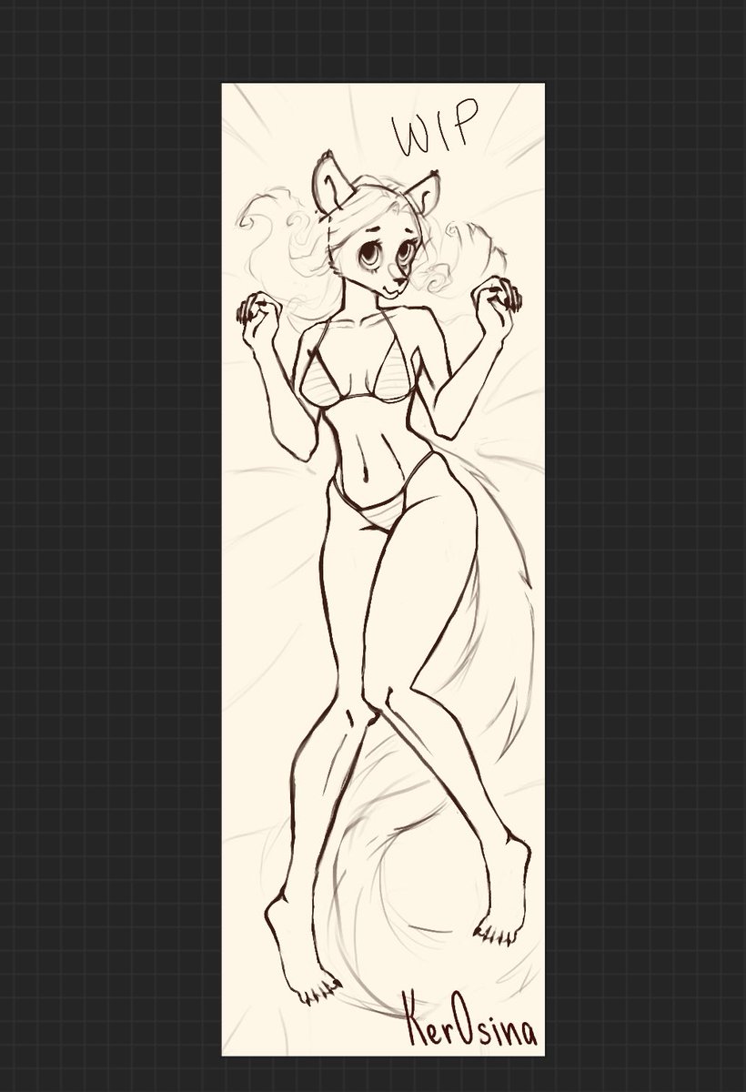 ker0sina's tweet photo. WIP
it will be future dakimakura YCH 🤭
 what do u think?

#furry #furryart #furryartwork #furrycommunity #dakimakura https://t.co/LIJH83SMby