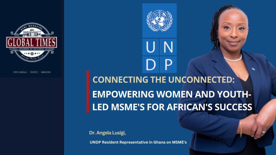 UNDPGhana's tweet photo. Connecting the unconnected #MSMEs across #Africa is critically relevant to accelerate the implementation of the #AfCFTA.

Thanks to @gcbl_org for featuring our Res. Rep @angelalusigi on her inspiring blog post on this year's
#MSMEsDay.

Take a read➡️https://t.co/Q4FCb8EEHz https://t.co/glCDzIPwp2