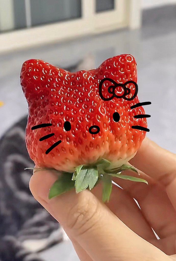 heartipink's tweet photo. miffy and hello kitty strawberry https://t.co/ayI217ZXos